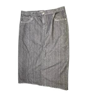 Women's No Fuse Jean Skirt Size 18